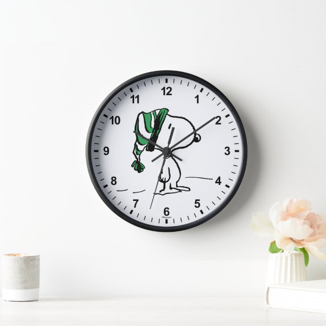 Peanuts | Snoopy Green Snow Cap Clock (Home)