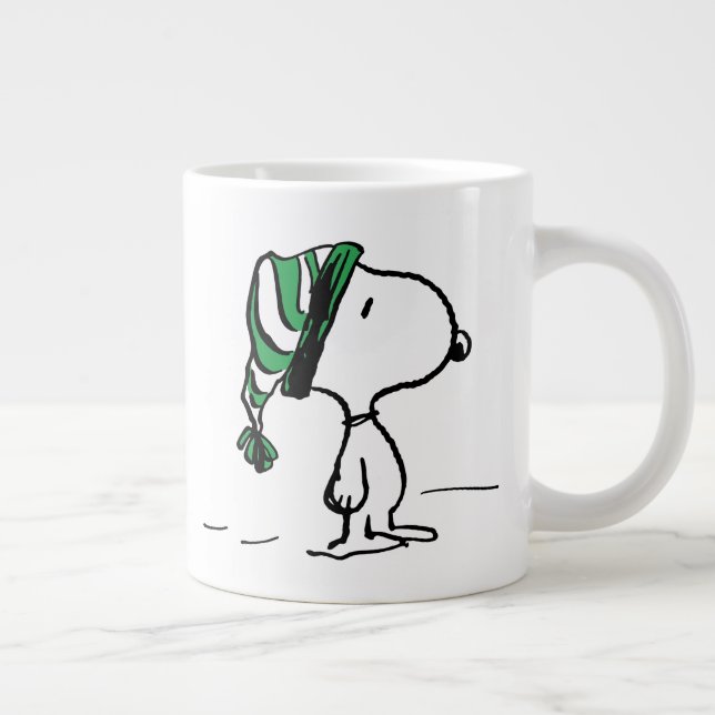 Peanuts | Snoopy Green Snow Cap Giant Coffee Mug (Right)