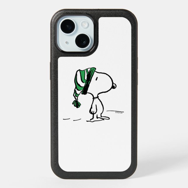 Peanuts | Snoopy Green Snow Cap Otterbox iPhone Case (Back)