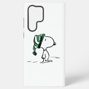 Peanuts   Snoopy Green Snow Cap Samsung Galaxy S22 Ultra Case