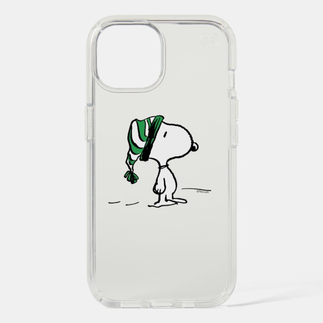 Peanuts | Snoopy Green Snow Cap Speck iPhone Case (Front)