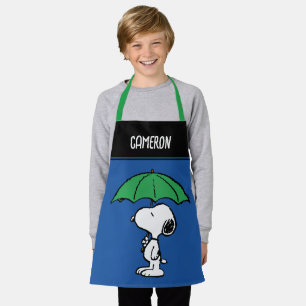 Peanuts Snoopy Green Umbrella Apron