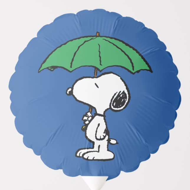 Peanuts | Snoopy Green Umbrella Balloon (Front)