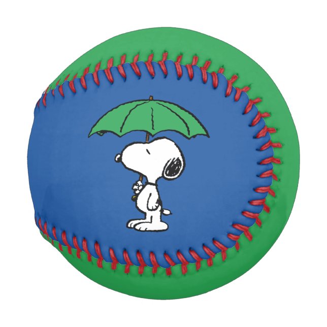Peanuts | Snoopy Green Umbrella Baseball (Front Right)