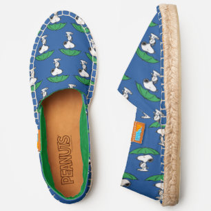 Peanuts   Snoopy Green Umbrella Espadrilles