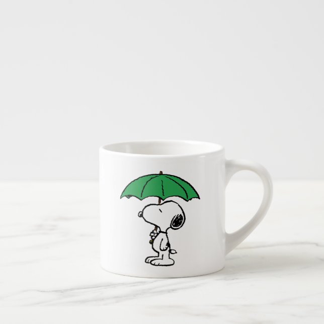 Peanuts | Snoopy Green Umbrella Espresso Cup (Right)