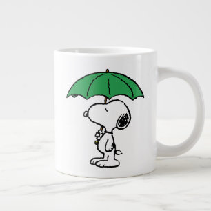 Peanuts Snoopy Green Umbrella Giant Coffee Mug