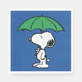 Peanuts | Snoopy Green Umbrella Napkins