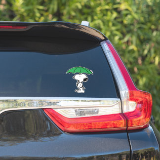 Peanuts | Snoopy Green Umbrella Sticker