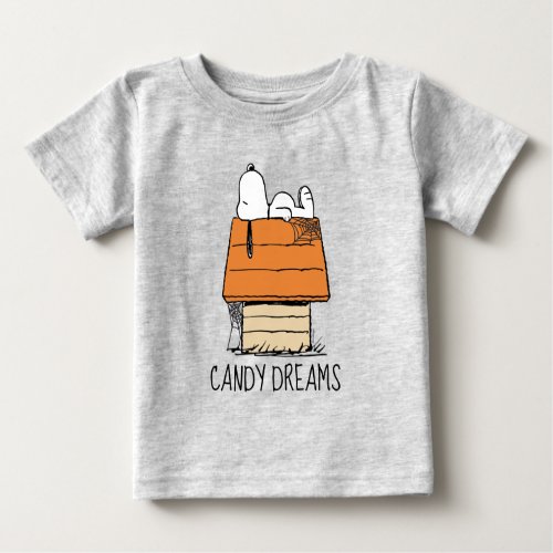 Peanuts  Snoopy Halloween Nap Baby T_Shirt