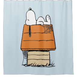 Peanuts | Snoopy Halloween Nap Shower Curtain | Zazzle
