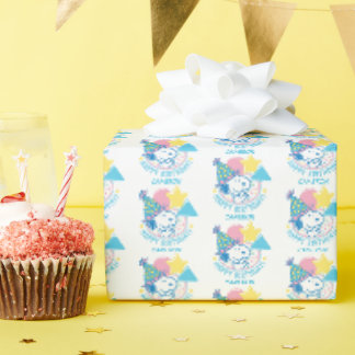 PEANUTS | Snoopy Happy Birthday Balloons Wrapping Paper