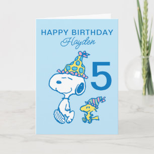 PEANUTS   Snoopy Happy Birthday Card