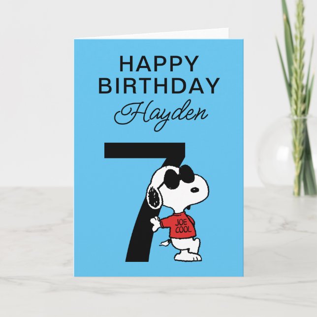 PEANUTS | Snoopy Happy Birthday Card (Front)