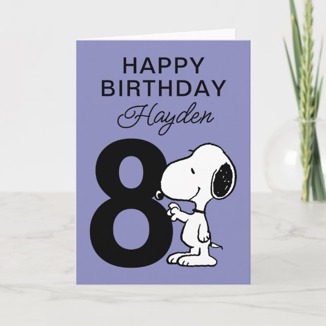PEANUTS | Snoopy Happy Birthday Card (Front)