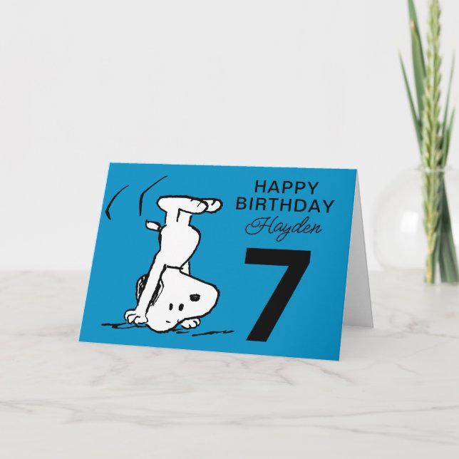 PEANUTS | Snoopy Happy Birthday Card (Front)