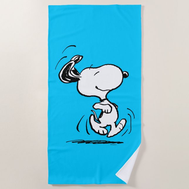 Peanuts | Snoopy Happy Dance Beach Towel (Front)