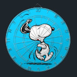 Peanuts | Snoopy Happy Dance Dart Board<br><div class="desc">Snoopy is the loveable pet beagle of Charlie Brown in the comic strip Peanuts by Charles M. Schulz. Check out this cute Peanuts design featuring this loveable dog.</div>