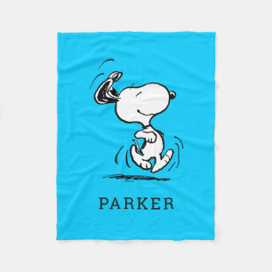 Peanuts Snoopy Happy Dance Fleece Blanket