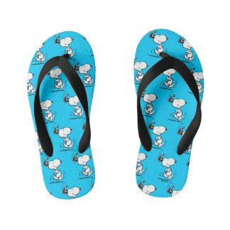 Peanuts | Snoopy Happy Dance Kid's Flip Flops