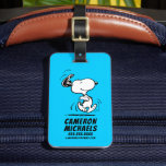 Peanuts | Snoopy Happy Dance Luggage Tag<br><div class="desc">Add some fun to your travels with this Peanuts luggage tag featuring Snoopy in his iconic happy dance pose. Perfect for easily identifying your luggage, this tag combines playful charm with practicality, making it a must-have for Peanuts fans who want to showcase their love for Snoopy while on the go....</div>