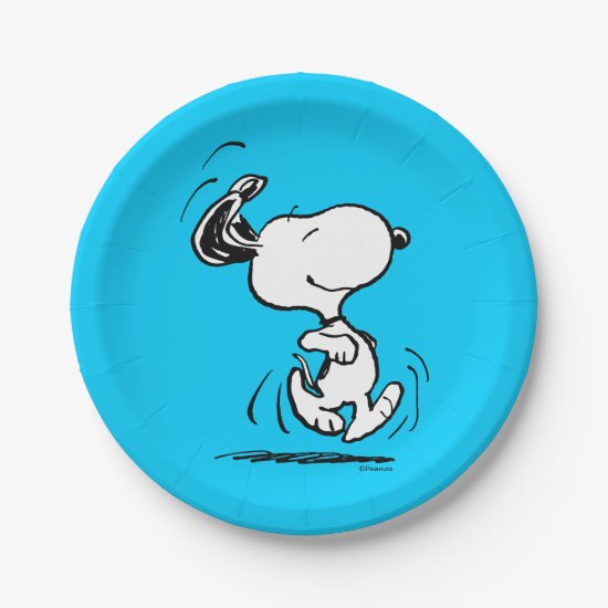 Peanuts | Snoopy Happy Dance Paper Plate