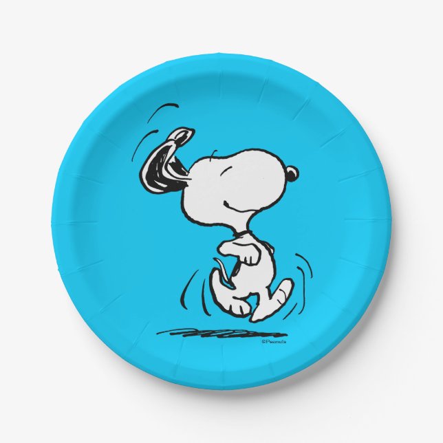 Peanuts | Snoopy Happy Dance Paper Plates (Front)