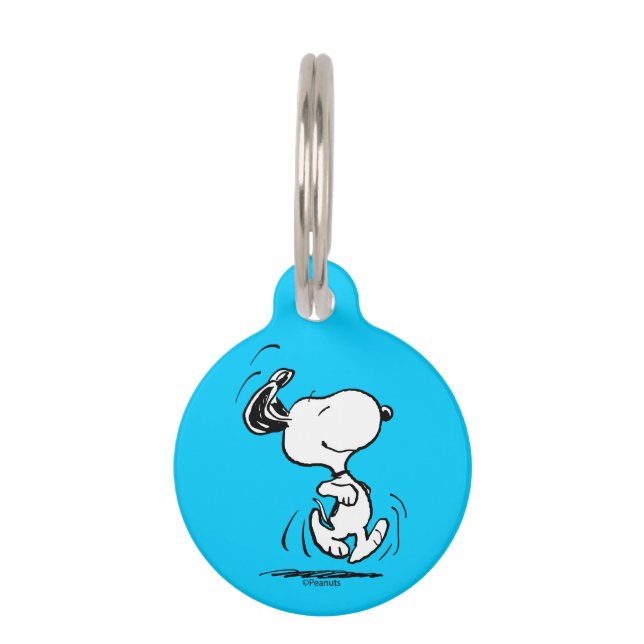 Peanuts | Snoopy Happy Dance Pet ID Tag (Front)
