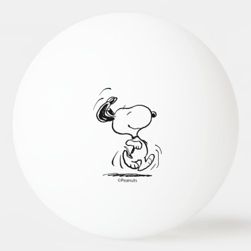 Peanuts  Snoopy Happy Dance Ping Pong Ball