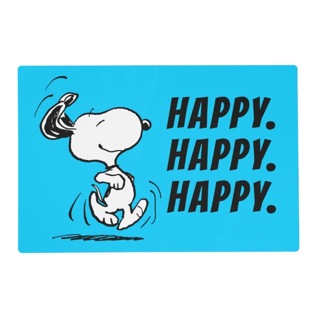 Peanuts | Snoopy Happy Dance Placemat (Front)