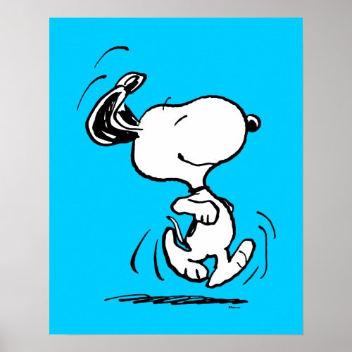 Peanuts  Snoopy Happy Dance Poster