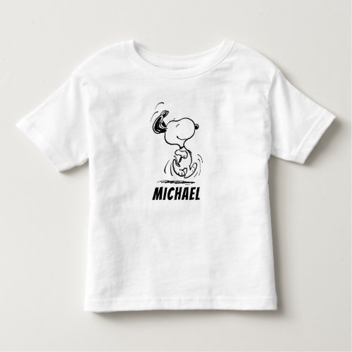 Peanuts  Snoopy Happy Dance Toddler T_shirt