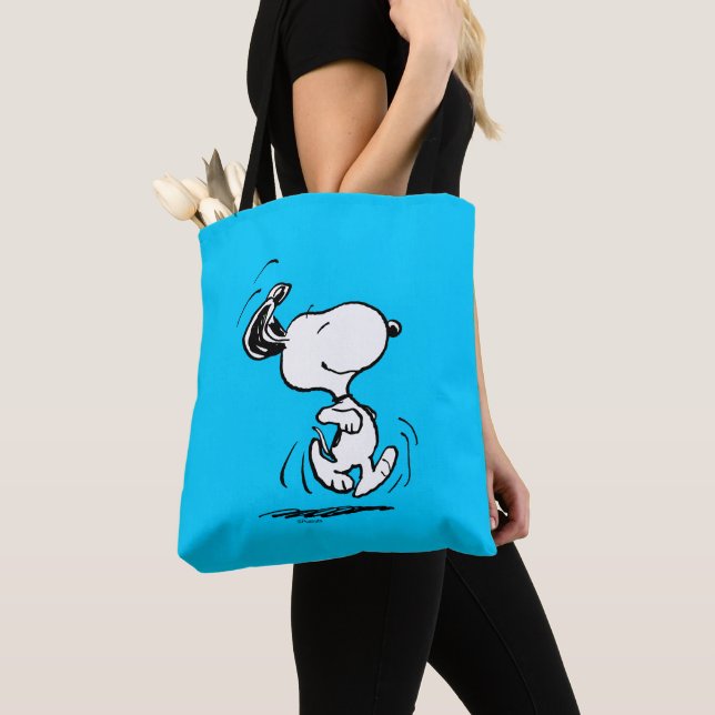 Peanuts | Snoopy Happy Dance Tote Bag (Close Up)