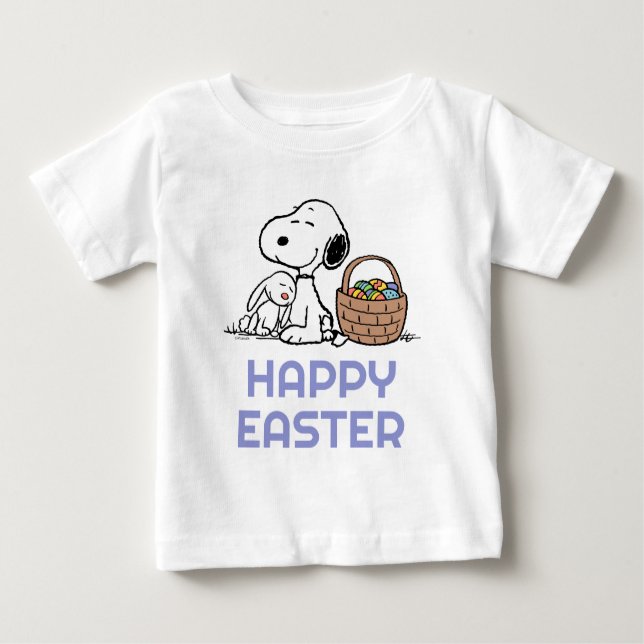 Peanuts | Snoopy Happy Easter Baby T-Shirt (Front)