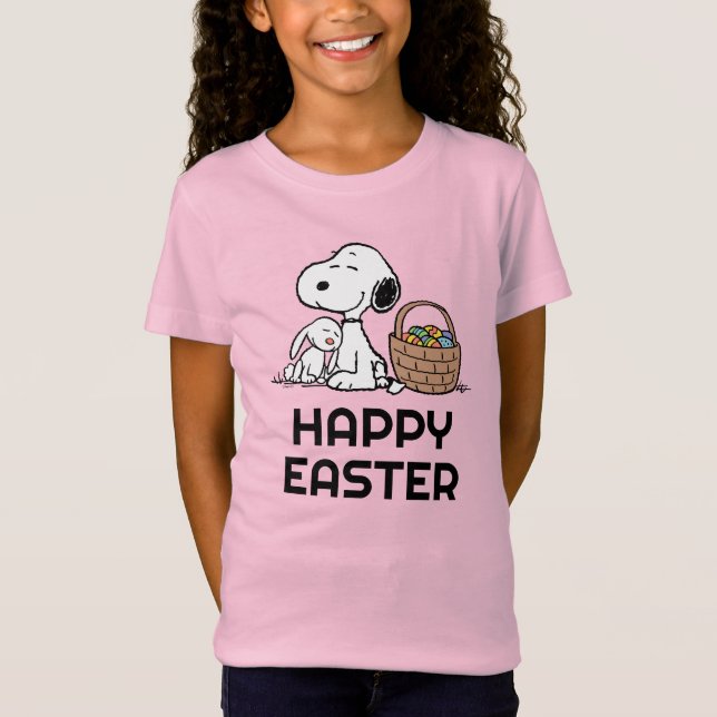 Peanuts | Snoopy Happy Easter T-Shirt (Front)
