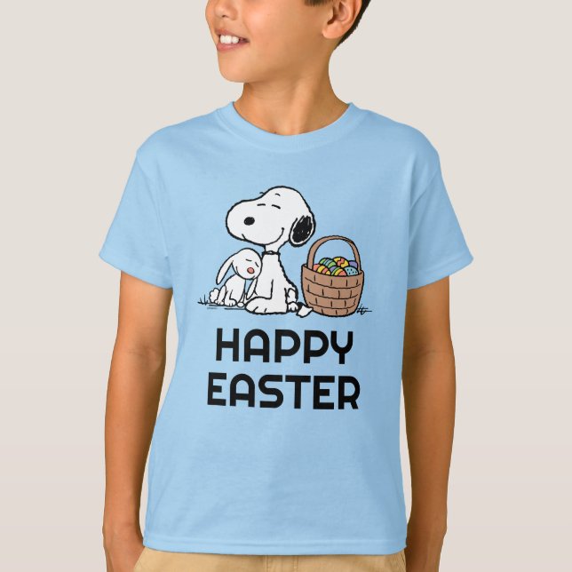 Peanuts | Snoopy Happy Easter T-Shirt (Front)