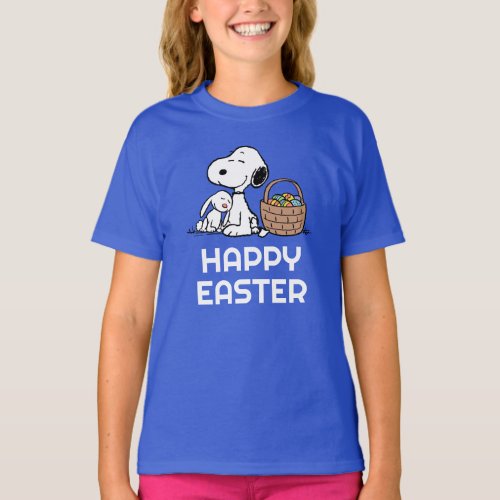 Peanuts  Snoopy Happy Easter T_Shirt