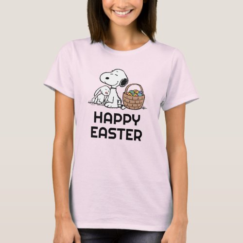 Peanuts  Snoopy Happy Easter T_Shirt