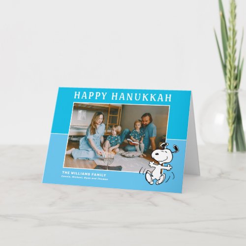 Peanuts  Snoopy Happy Hanukkah Holiday Card