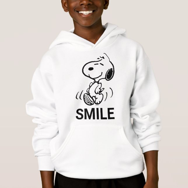 Peanuts | Snoopy Happy Smile Dance Hoodie (Front)