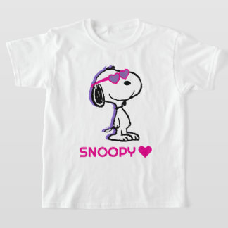 Peanuts | Snoopy Heart Sunglasses T-Shirt
