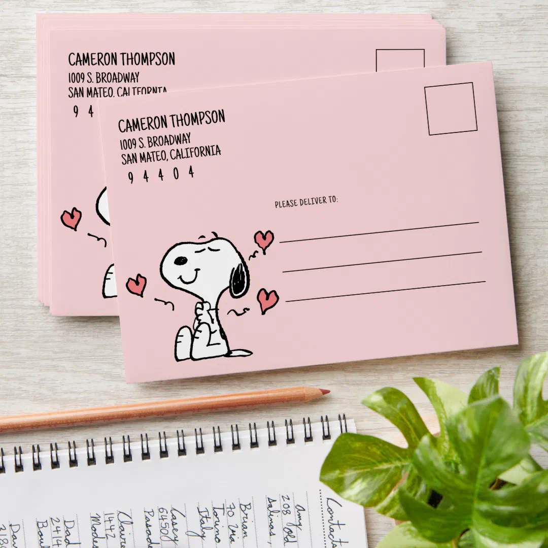 Peanuts | Snoopy Hearts Envelope
