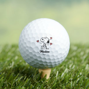 Peanuts Snoopy Hearts Golf Balls