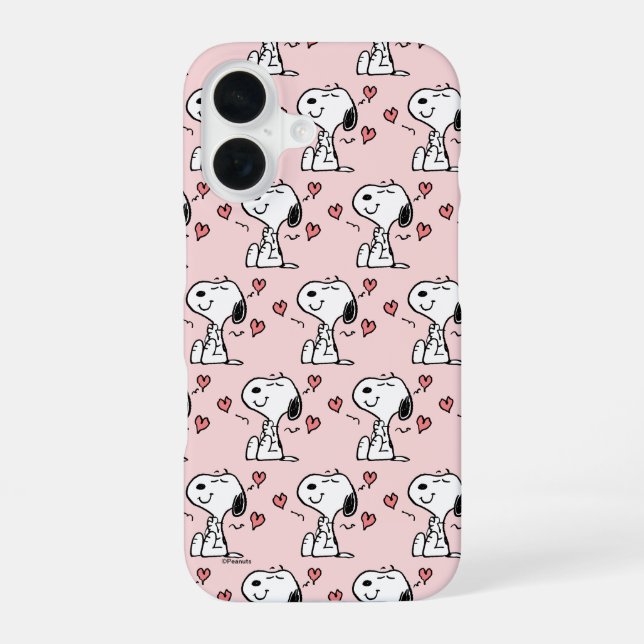 Peanuts | Snoopy Hearts iPhone Case (Back)