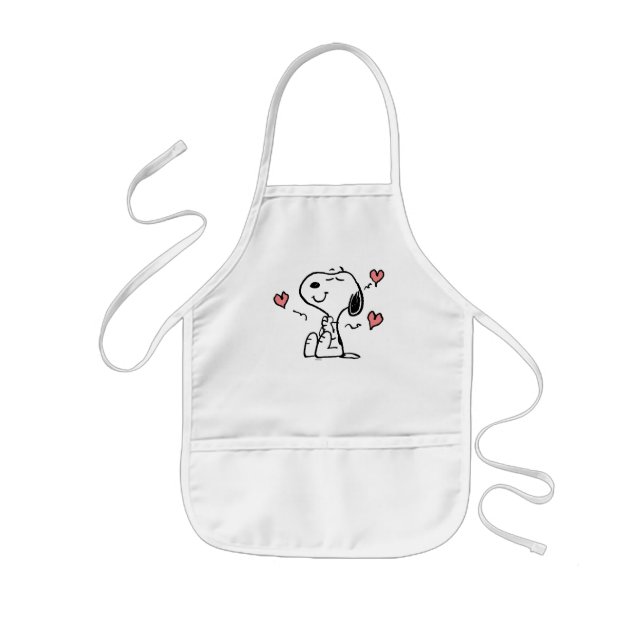 Peanuts | Snoopy Hearts Kids' Apron (Front)