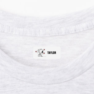 Peanuts Snoopy Hearts Kids' Labels