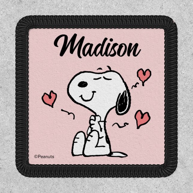 Peanuts | Snoopy Hearts Patch (Front)