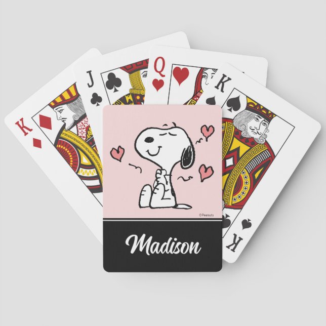 Peanuts | Snoopy Hearts Playing Cards (Back)