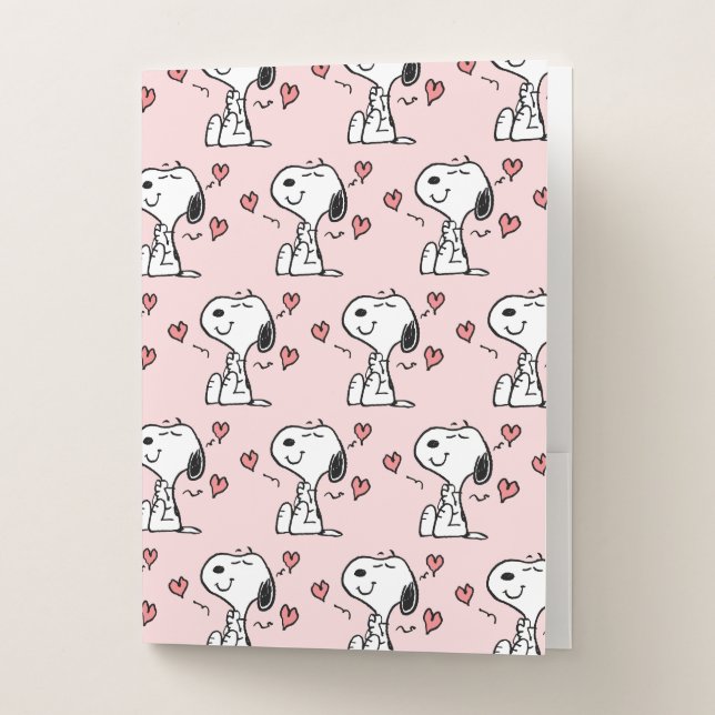 Peanuts | Snoopy Hearts Pocket Folder (Front)