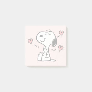 Peanuts Snoopy Hearts Post-it Notes